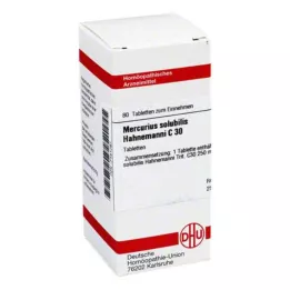 MERCURIUS SOLUBILIS Hahnemanni C 30 Tablet, 80 adet
