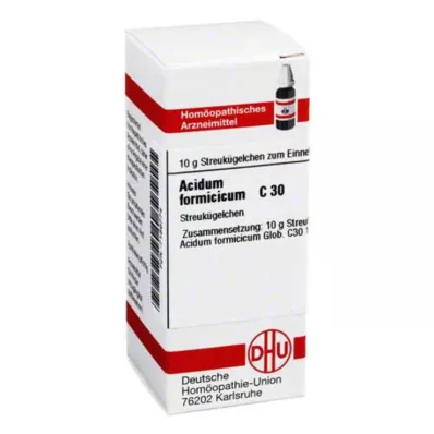 ACIDUM FORMICICUM C 30 globül, 10 g
