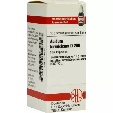 ACIDUM FORMICICUM D 200 globül, 10 g ACIDUM FORMICICUM D 200 globül, 10 g