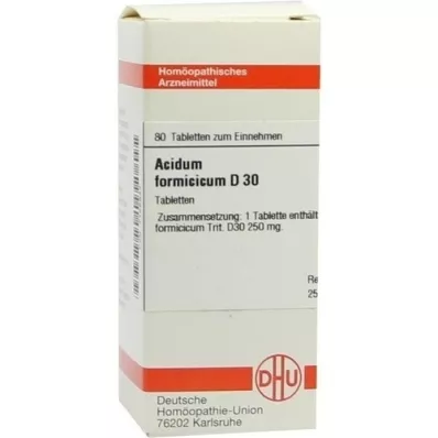 ACIDUM FORMICICUM D 30 Tablet, 80 Kapsül