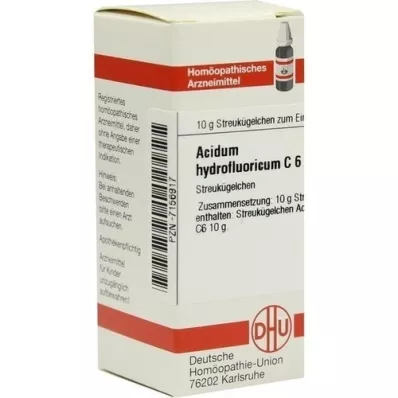 ACIDUM HYDROFLUORICUM C 6 globül, 10 g