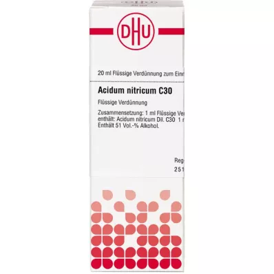 ACIDUM NITRICUM C 30 seyreltme, 20 ml