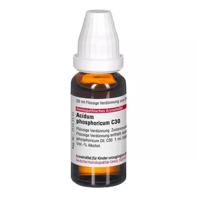 ACIDUM PHOSPHORICUM C 30 seyreltme, 20 ml
