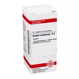 ACIDUM SALICYLICUM D 6 Tablet, 80 Kapsül