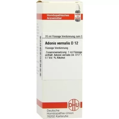 ADONIS VERNALIS D 12 seyreltme, 20 ml