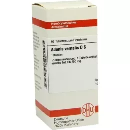 ADONIS VERNALIS D 6 Tablet, 80 Kapsül