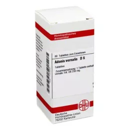 ADONIS VERNALIS D 6 Tablet, 80 Kapsül