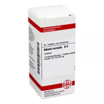 ADONIS VERNALIS D 6 Tablet, 80 Kapsül