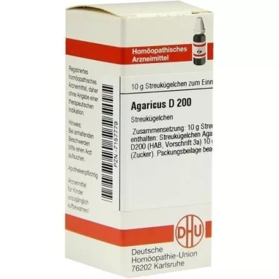AGARICUS D 200 globül, 10 g