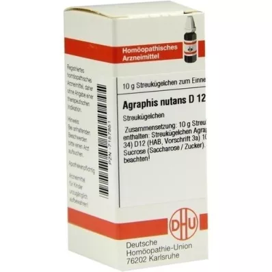 AGRAPHIS NUTANS D 12 globül, 10 g