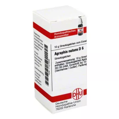 AGRAPHIS NUTANS D 6 globül, 10 g