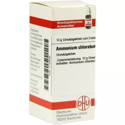 AMMONIUM CHLORATUM D 6 globül, 10 g