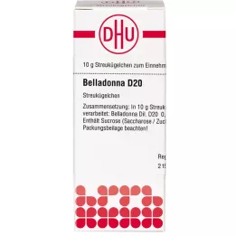 BELLADONNA D 20 globül, 10 g