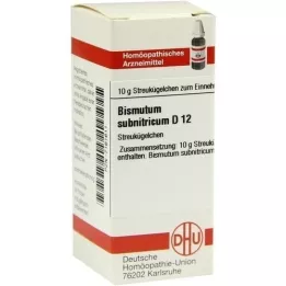 BISMUTUM SUBNITRICUM D 12 globül, 10 g