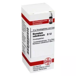 BISMUTUM SUBNITRICUM D 12 globül, 10 g