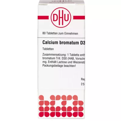 CALCIUM BROMATUM D 30 Tablet, 80 Kapsül