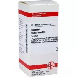 CALCIUM FLUORATUM C 6 Tablet, 80 Kapsül