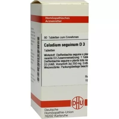 CALADIUM seguinum D 3 tablet, 80 adet