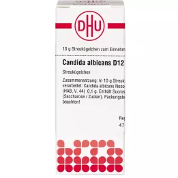 CANDIDA ALBICANS D 12 globül, 10 g