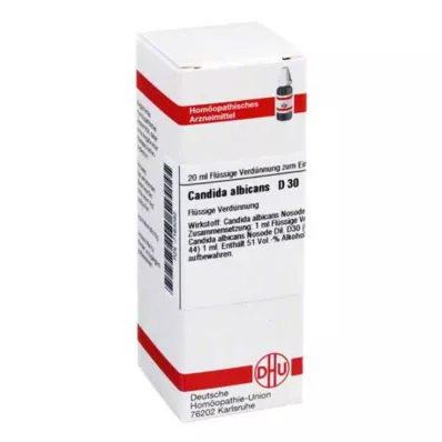 DHU Candida albicans D 30 Seyreltme, 20 ml DHU Candida albicans D 30 Seyreltme, 20 ml