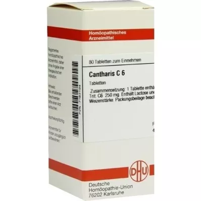 CANTHARIS C 6 Tablet, 80 Kapsül