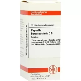 CAPSELLA BURSA pastoris D 6 tablet, 80 adet