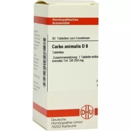 CARBO ANIMALIS D 8 Tablet, 80 Kapsül