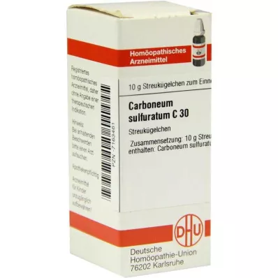 DHU Carboneum sulphuratum C 30 kürecikler, 10 g DHU Carboneum sulphuratum C 30 kürecikler, 10 g