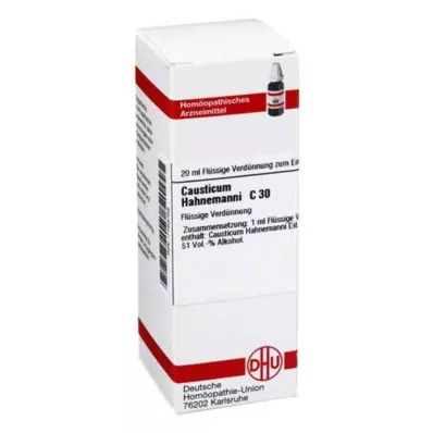 CAUSTICUM HAHNEMANNI C 30 seyreltme, 20 ml