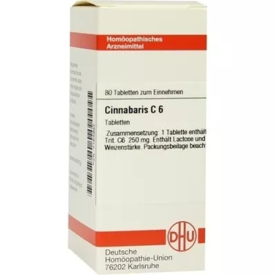 CINNABARIS C 6 Tablet, 80 Kapsül
