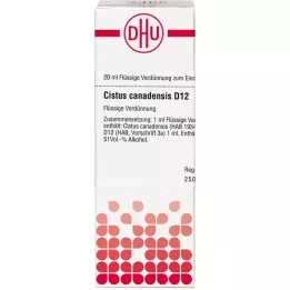 CISTUS CANADENSIS D 12 seyreltme, 20 ml