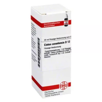 CISTUS CANADENSIS D 12 seyreltme, 20 ml