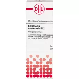 COLLINSONIA CANADENSIS D 12 seyreltme, 20 ml