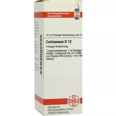 CORTISONUM D 12 seyreltme, 20 ml