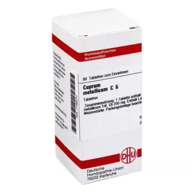 DHU Cuprum metalikum C 6 tablet, 80 adet