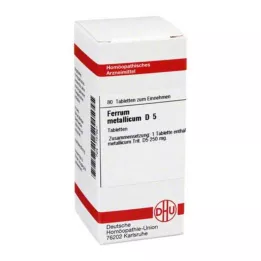 FERRUM METALLICUM D 5 Tablet, 80 Kapsül