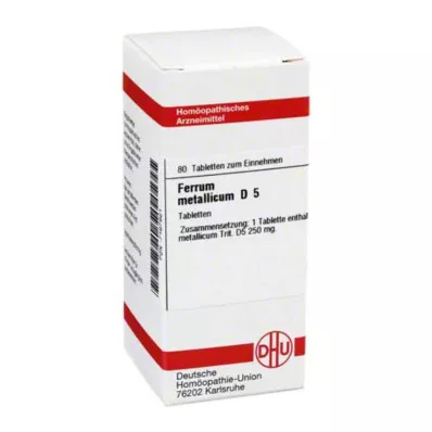 FERRUM METALLICUM D 5 Tablet, 80 Kapsül FERRUM METALLICUM D 5 Tablet, 80 Kapsül