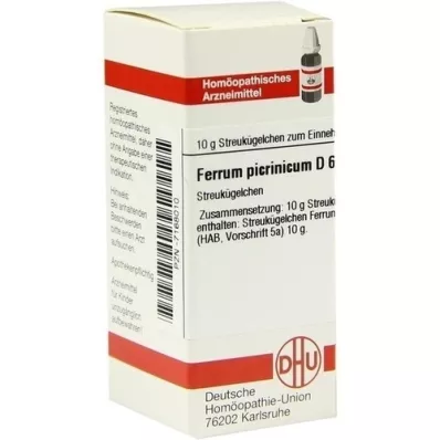 FERRUM PICRINICUM D 6 globül, 10 g