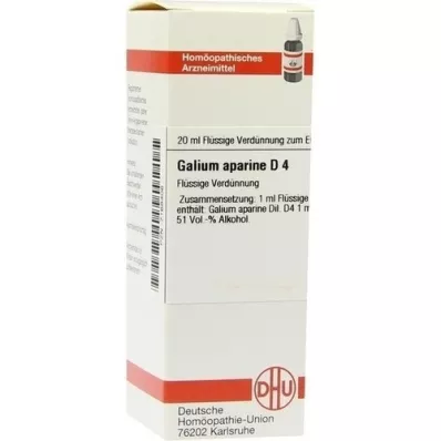 GALIUM APARINE D 4 seyreltme, 20 ml