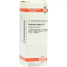 GENTIANA LUTEA D 3 seyreltme, 20 ml