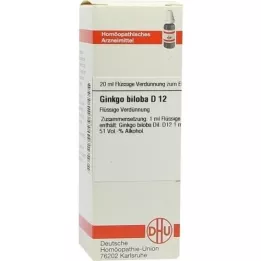 GINKGO BILOBA D 12 seyreltme, 20 ml