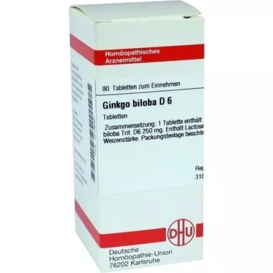 GINKGO BILOBA D 12 Tablet, 80 Kapsül