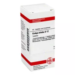 GINKGO BILOBA D 12 Tablet, 80 Kapsül