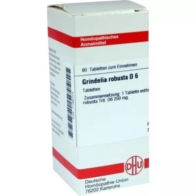 GRINDELIA ROBUSTA D 6 Tablet, 80 Kapsül