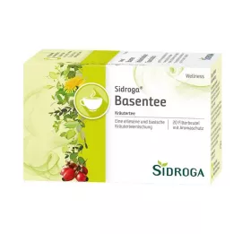 SIDROGA Wellness Alkali Çay Filtre Poşeti, 20X1,5 g