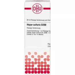 HEPAR SULFURIS D 200 seyreltme, 20 ml