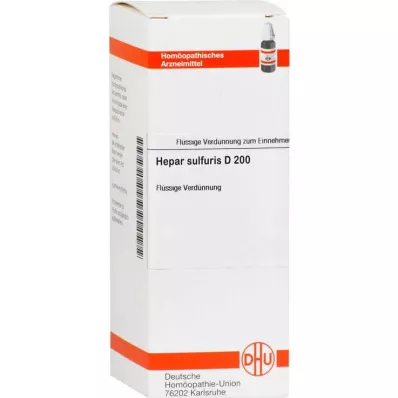 DHU Hepar sülfüris D 200 Seyreltme, 20 ml DHU Hepar sülfüris D 200 Seyreltme, 20 ml