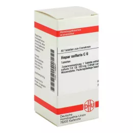HEPAR SULFURIS C 6 Tablet, 80 Kapsül