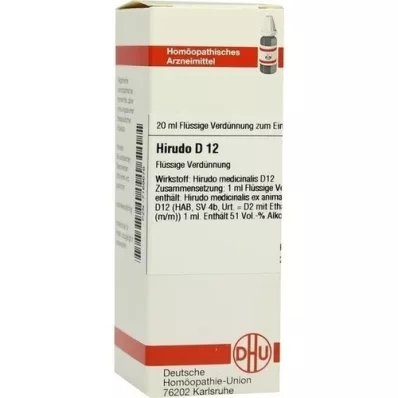 HIRUDO D 12 seyreltme, 20 ml