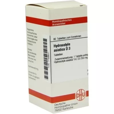 HYDROCOTYLE asiatica D 3 Tablet, 80 Kapsül